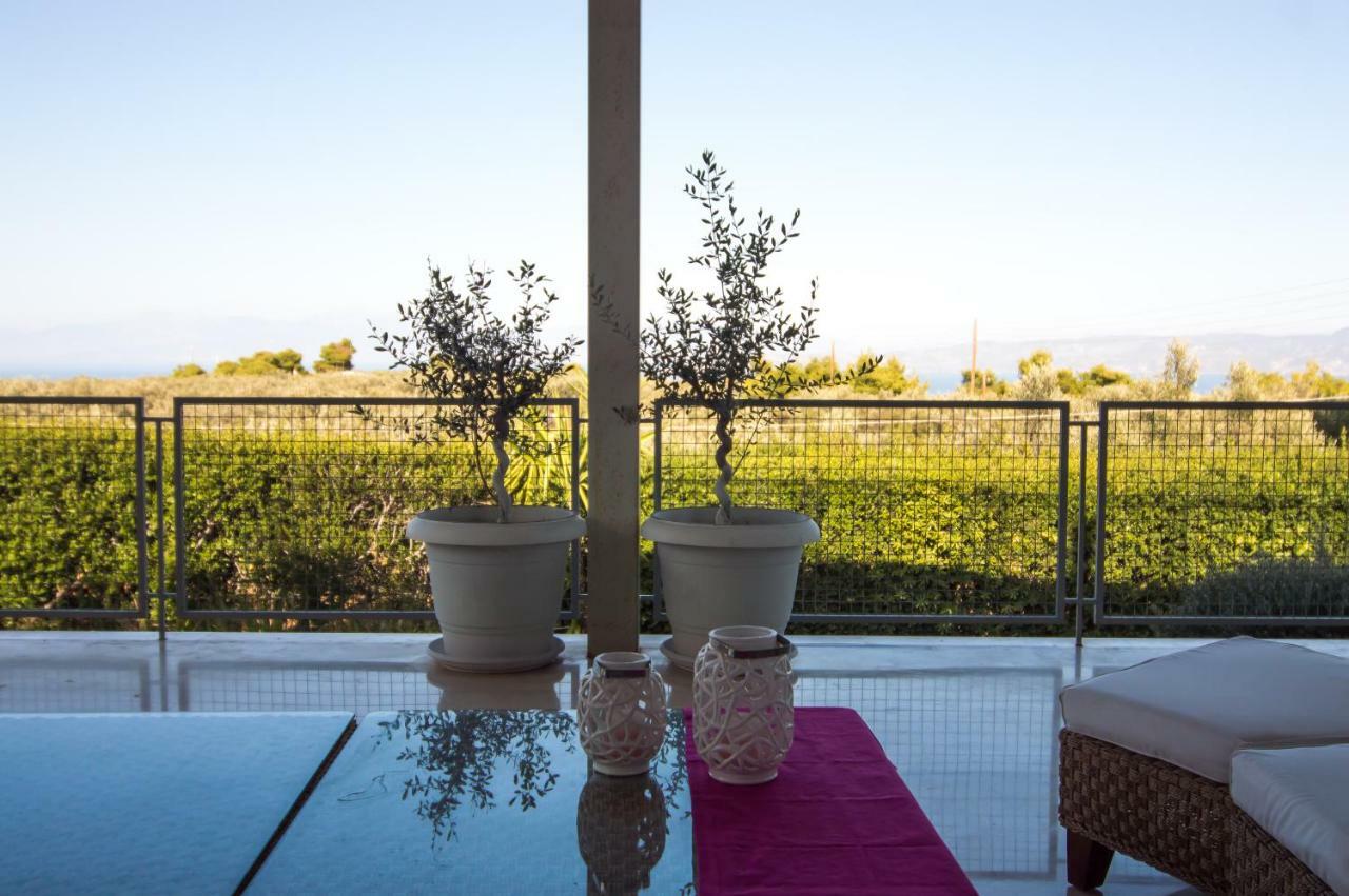 Country Villa Peloponnese With Tennis Court And Pool Ζευγολατιό Εξωτερικό φωτογραφία